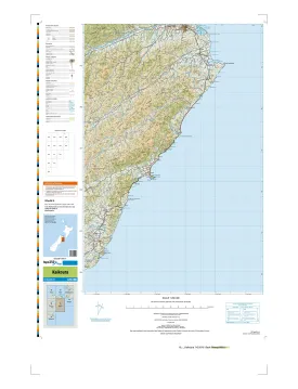 19 - Kaikōura Topo250 map