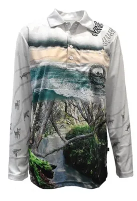 Adult Long Sleeve Shirt - Fraser Island, K'gari