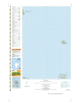 AZ35 - Cuvier Island (Repanga Island) Topo50 map