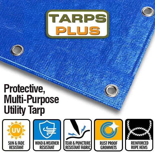 Blue Poly Tarps