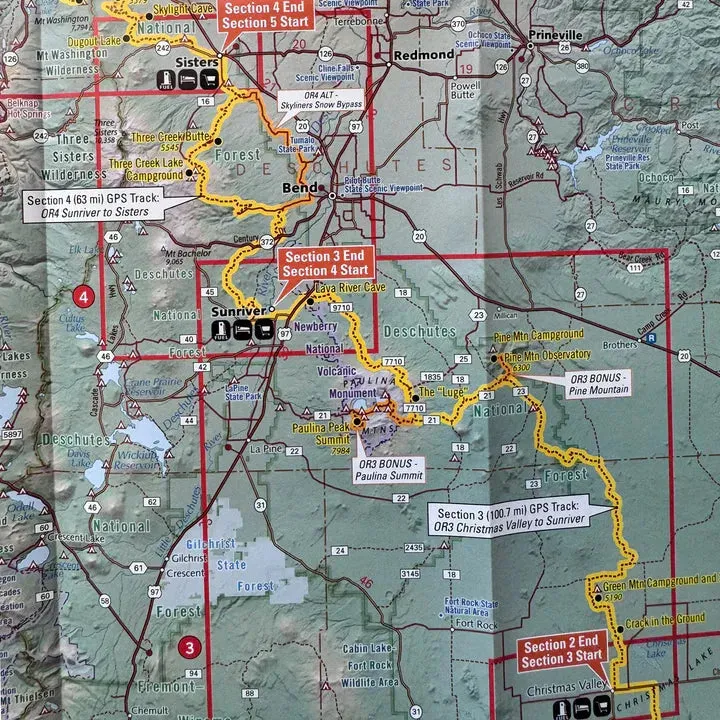 Butler Maps | Oregon Backcountry Discovery Route (ORBDR) Map