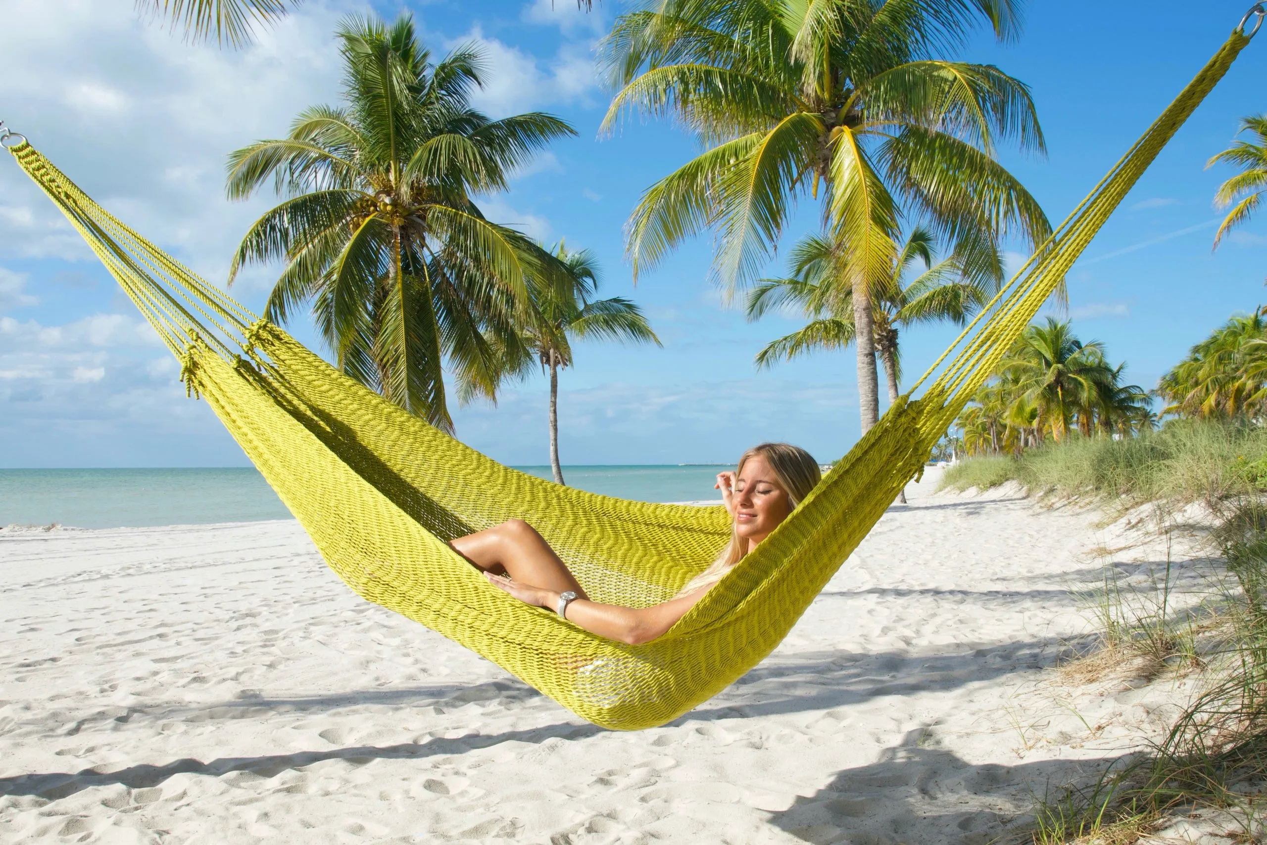 Caribbean Mayan Hammock - Olive