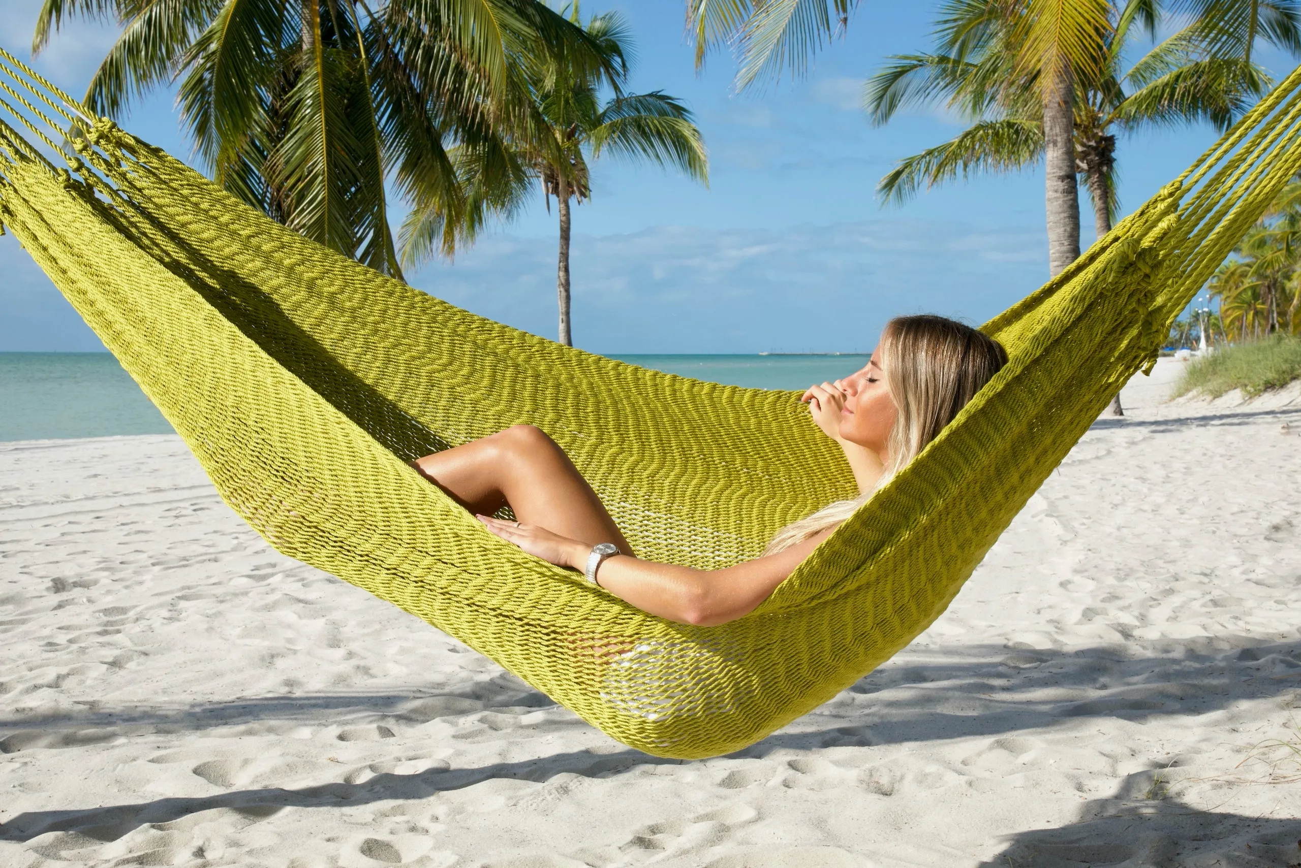 Caribbean Mayan Hammock - Olive