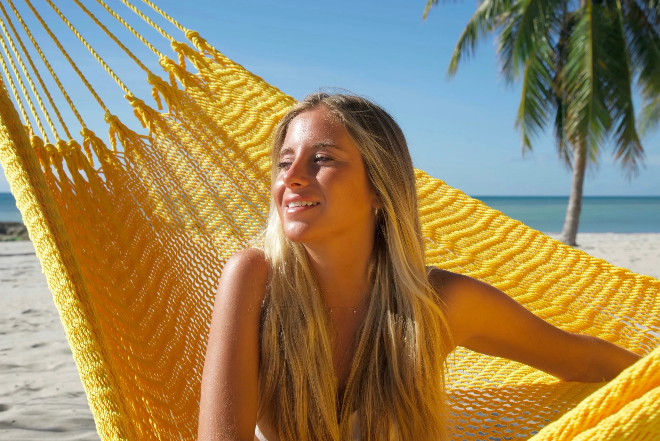 Caribbean Mayan Hammock - Yellow