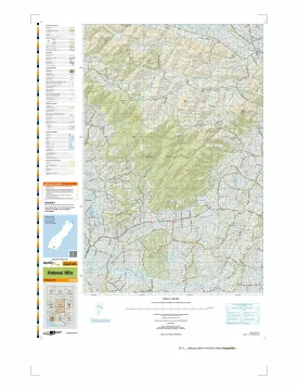 CF11 - Hokonui Hills Topo50 map