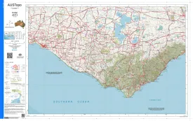 Colac J5412 AUSTopo 1:250,000 Map