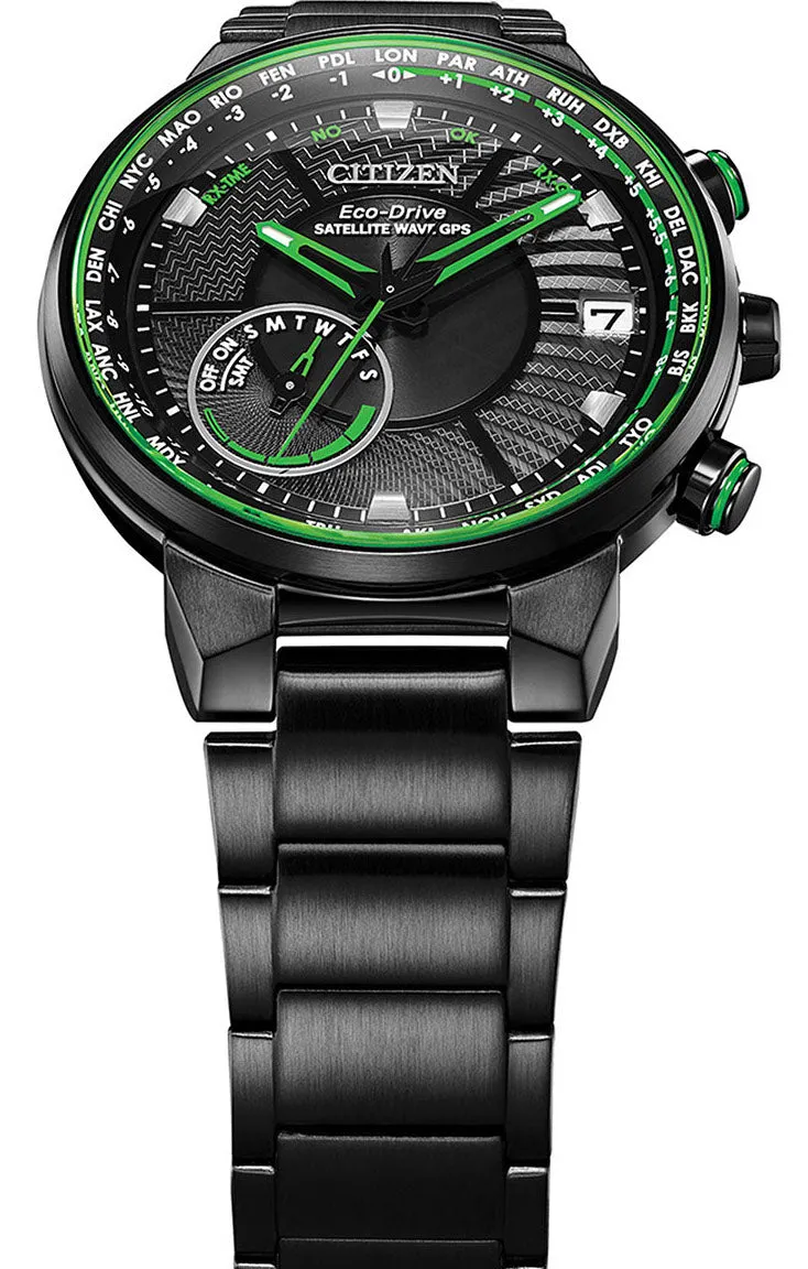 CTZ Watch Satellite Wave GPS Eco Drive Mens