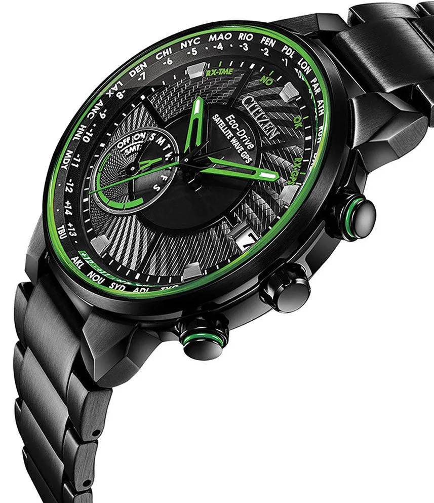 CTZ Watch Satellite Wave GPS Eco Drive Mens