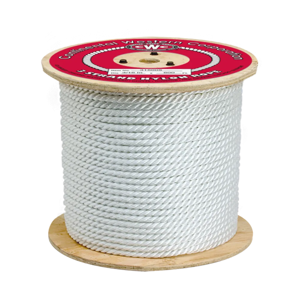 CWC 3-Strand Nylon Rope 1/2" X 600'