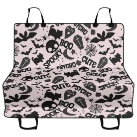 Dog Car Seat Covers and Hammocks | Pet Accessories | Back Seat Cover for Dogs and Cats- Spooky Boo