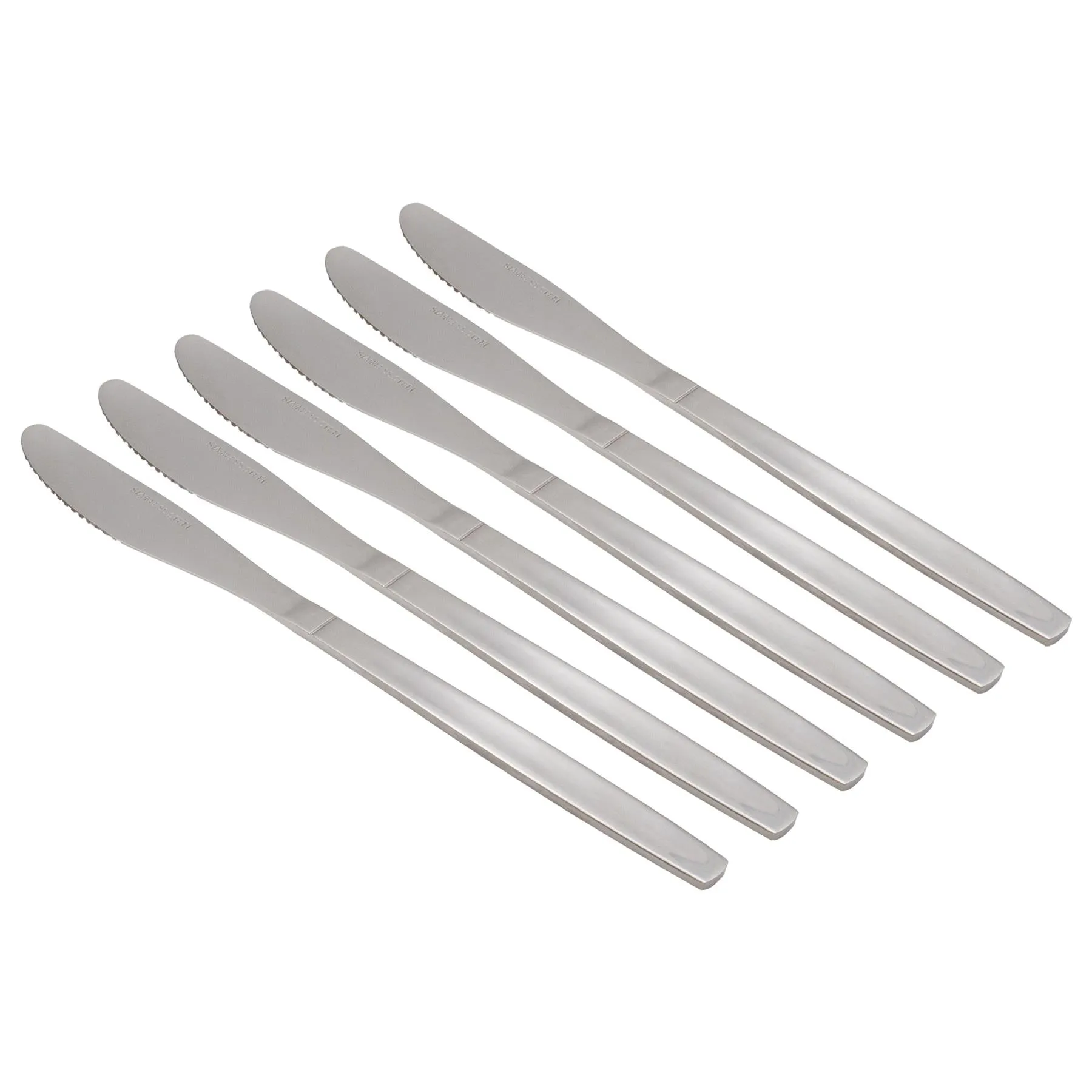 Economy Stainless Steel Dinner Knives - By Argon Tableware