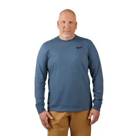 FREEFLEX™ Hybrid Work Tee - Long Sleeve - Blue S