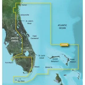 Garmin BlueChart g3 Vision HD - VUS009R - Jacksonville - Key West - microSD/SD [010-C0710-00]