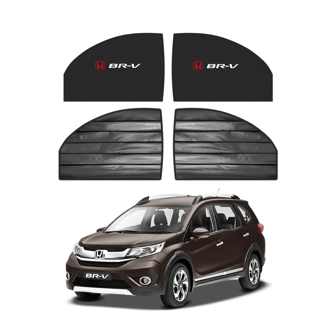 Honda BRV Double Layered Side Shades With Logo