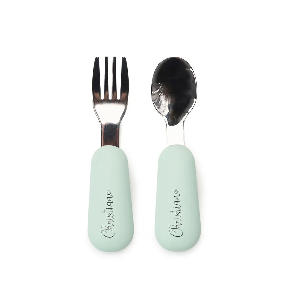 JBØRN Stainless Steel Kids Cutlery Set | Personalisable