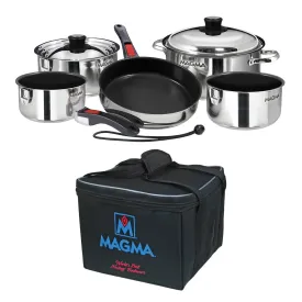 MAGMA Nestable 10 Piece Cookware Bundle