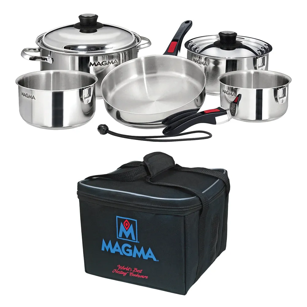 MAGMA Nestable 10 Piece Cookware Bundle