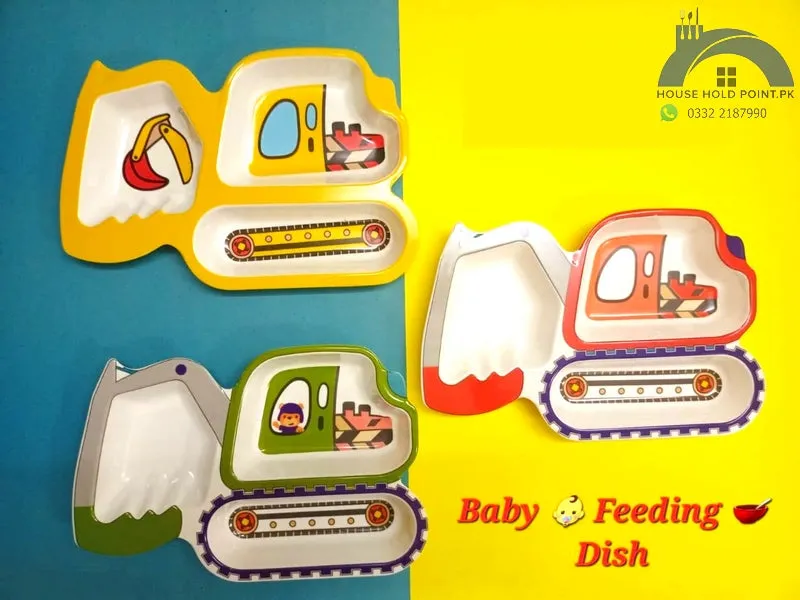 Melamine Baby Feeding Dish Plate Excavator