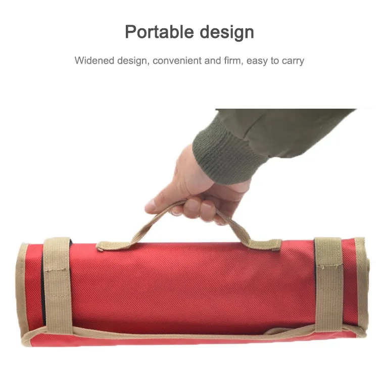 Outdoor Camp Nail Storage Bag Portable Simple Portable Tool Kit Tent Nail Storage Bag(Khaki)