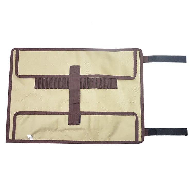 Outdoor Camp Nail Storage Bag Portable Simple Portable Tool Kit Tent Nail Storage Bag(Khaki)