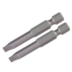 Slotted Bit 6.5 - 50mm -  2 Pack