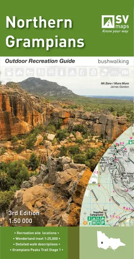 Spatial Vision Northern Grampians Map Outdoor Recreation Guide