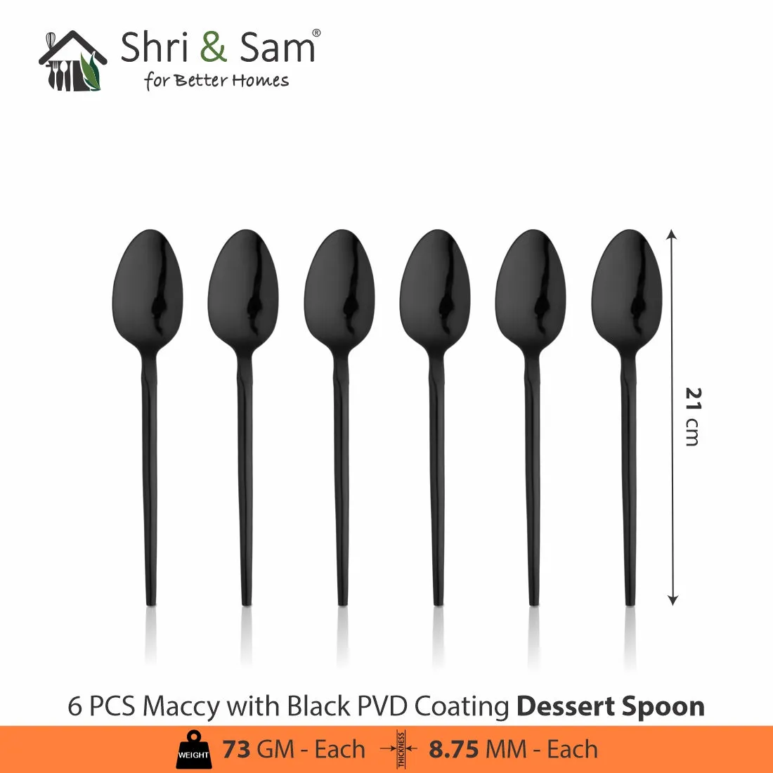 Stainless Steel 24 PCS Cutlery Set with PVD Coating Maccy