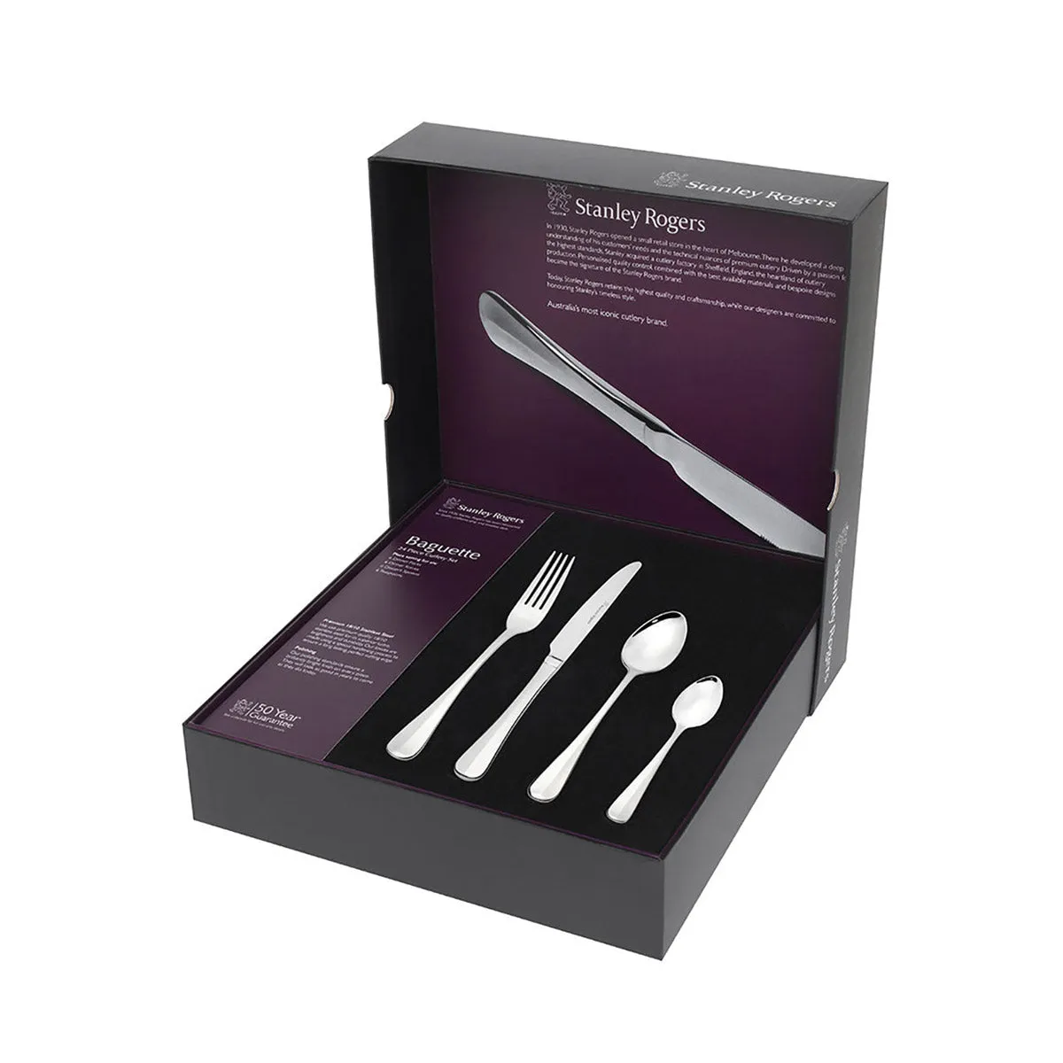 Stanley Rogers Baguette 24 Piece Cutlery Set