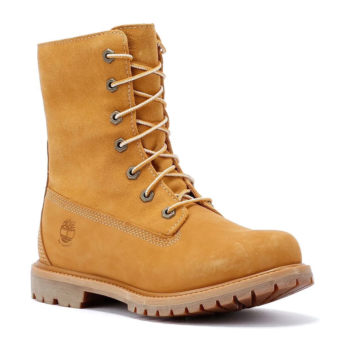 Timberland Warm Lined Waterproof Leather Women's Wheat Boots